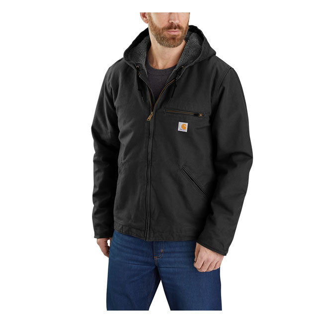 Carhartt Washed Duck Gyapjúval Bélelt Dzseki