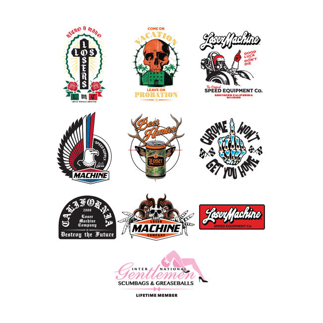 Loser Machine Matrica szett