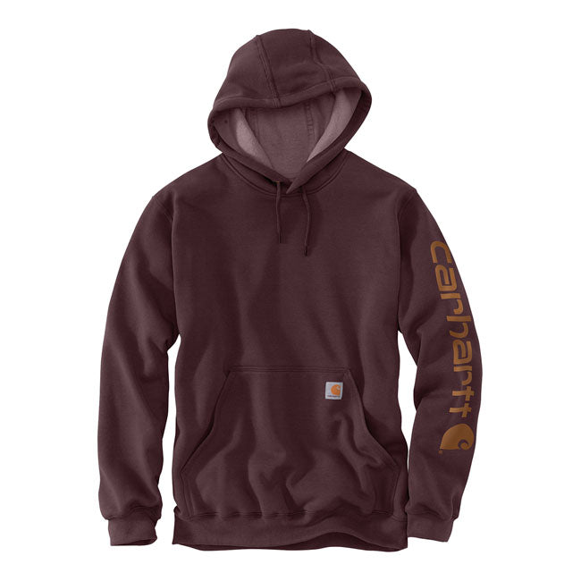 Carhartt Sleeve Logo Kapucnis Pulóver Bordó